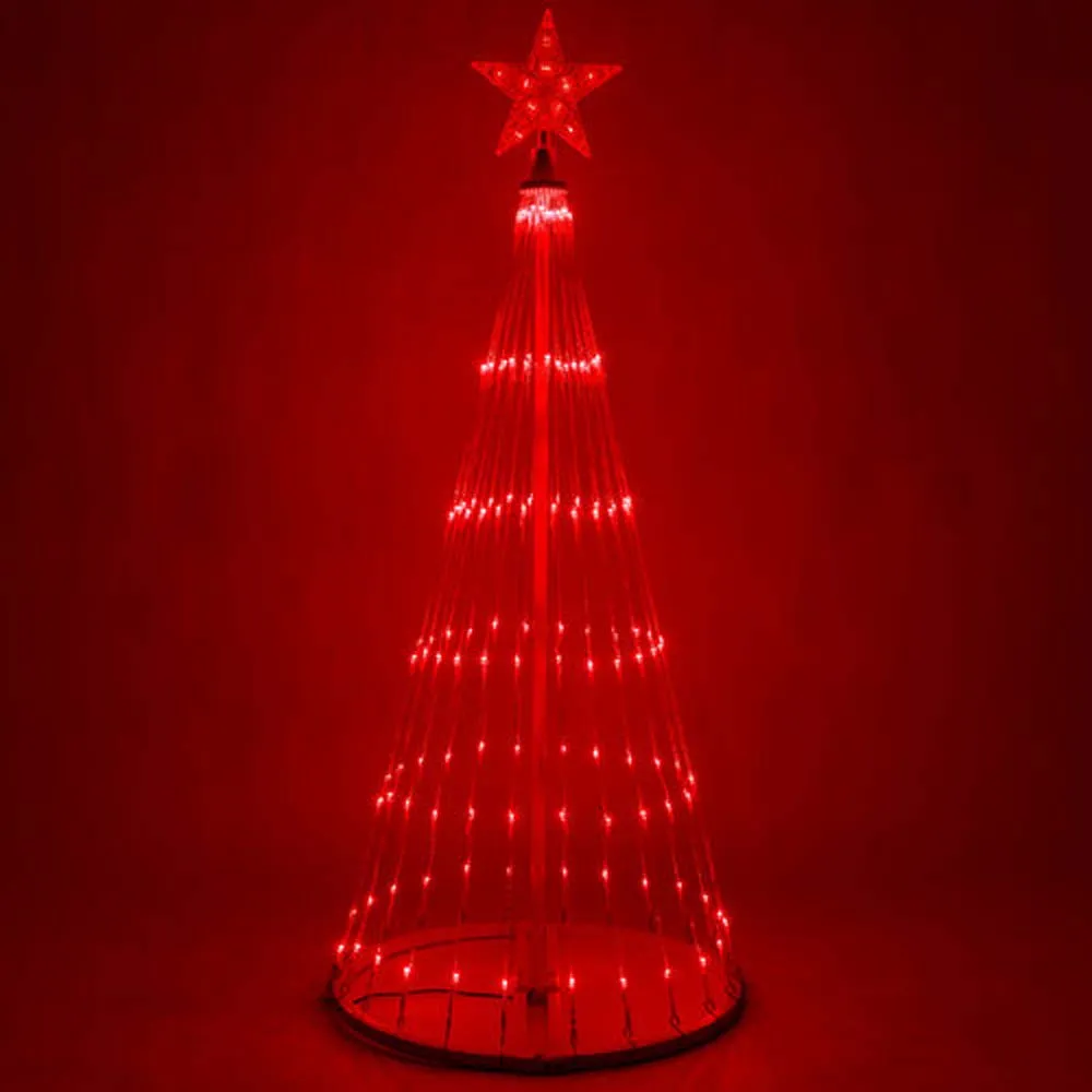 12-ft. Red LED Animated Outdoor Lightshow Christmas Tree