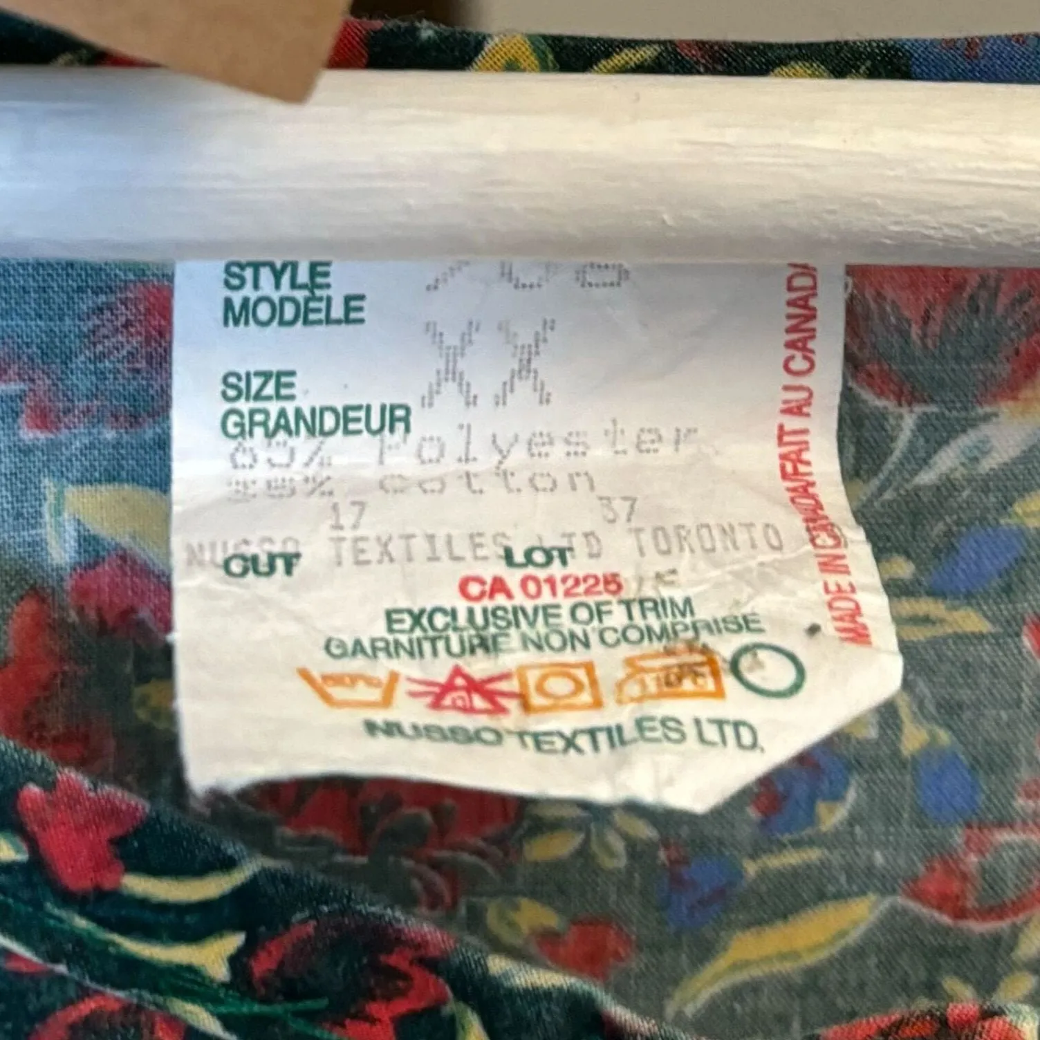 1980's Floral Dress