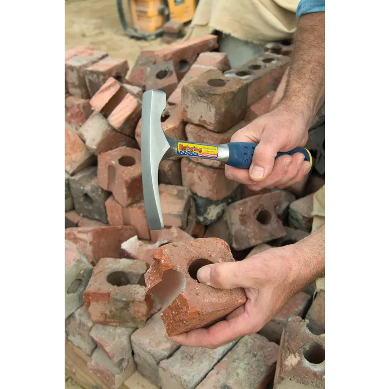 20 oz Smooth Face Bricklayer's Hammer Steel Handle E3-20BLC 20290