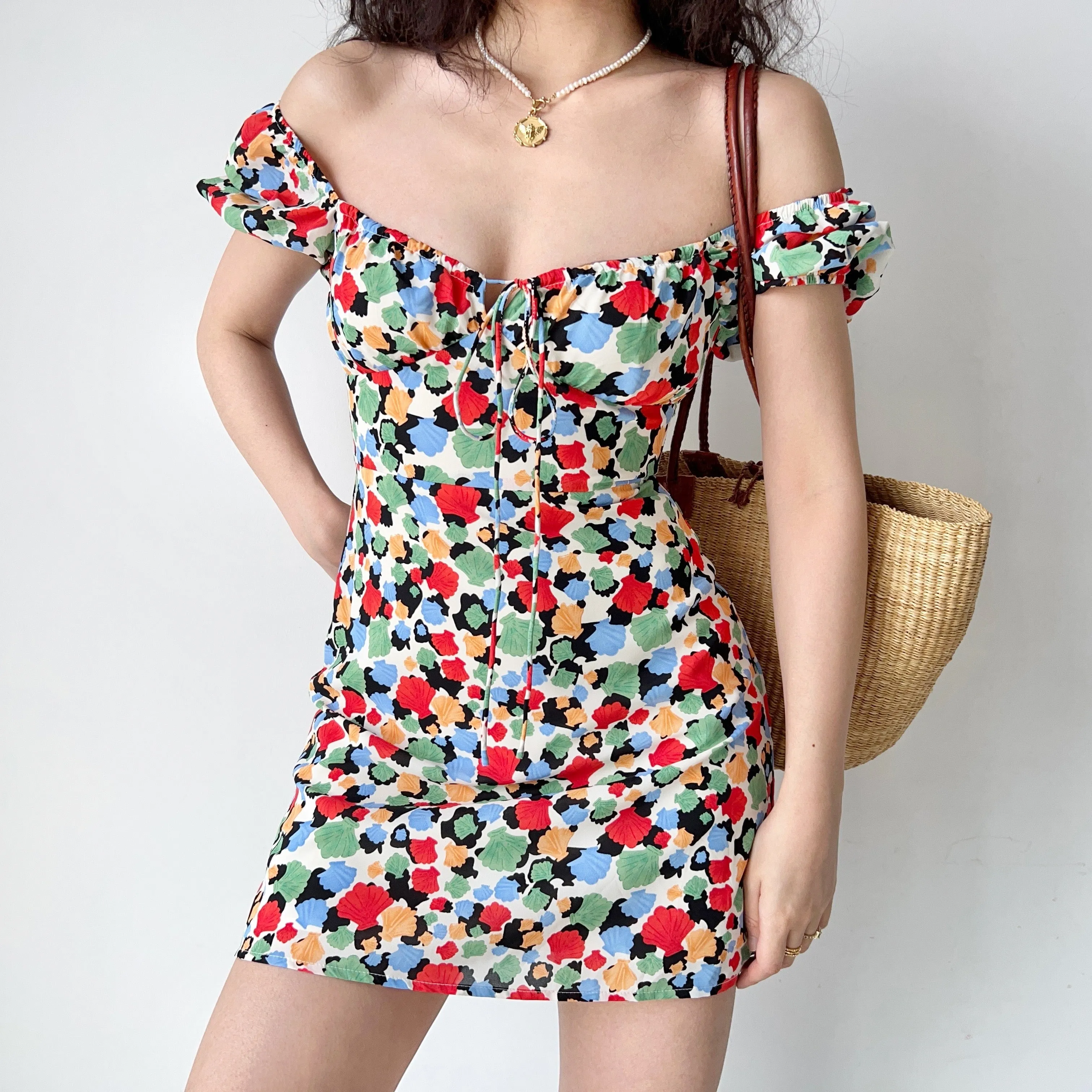 70s Funky Art Bubble Dress