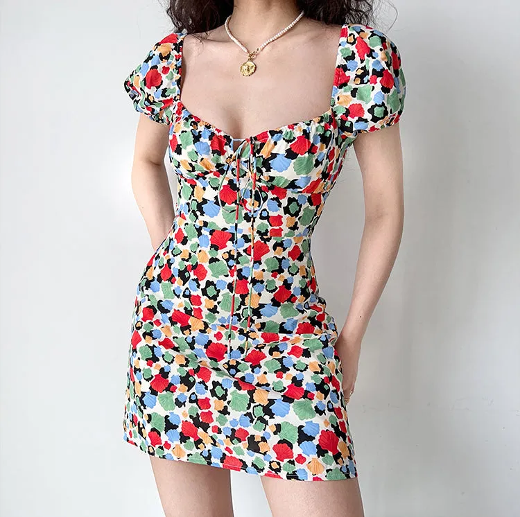 70s Funky Art Bubble Dress