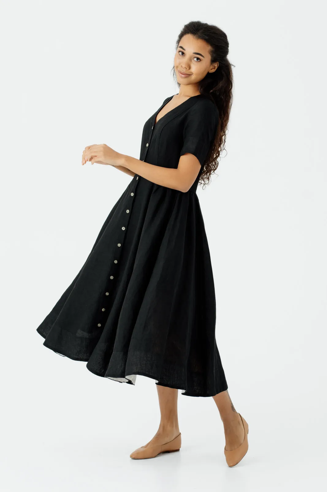 Agness Dress, Short Sleeve