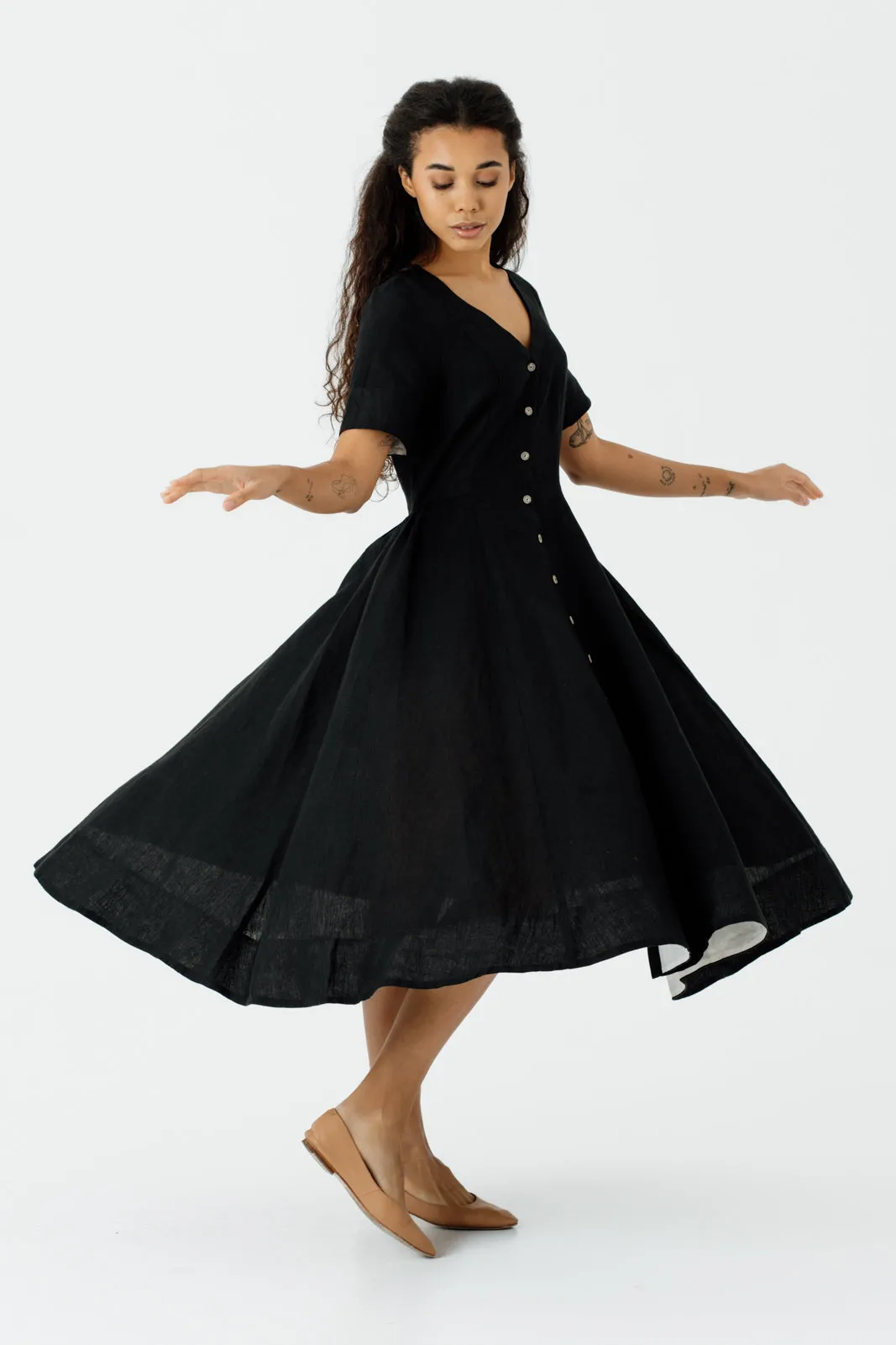 Agness Dress, Short Sleeve