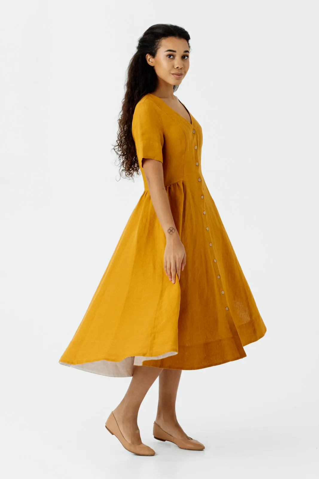 Agness Dress, Short Sleeve