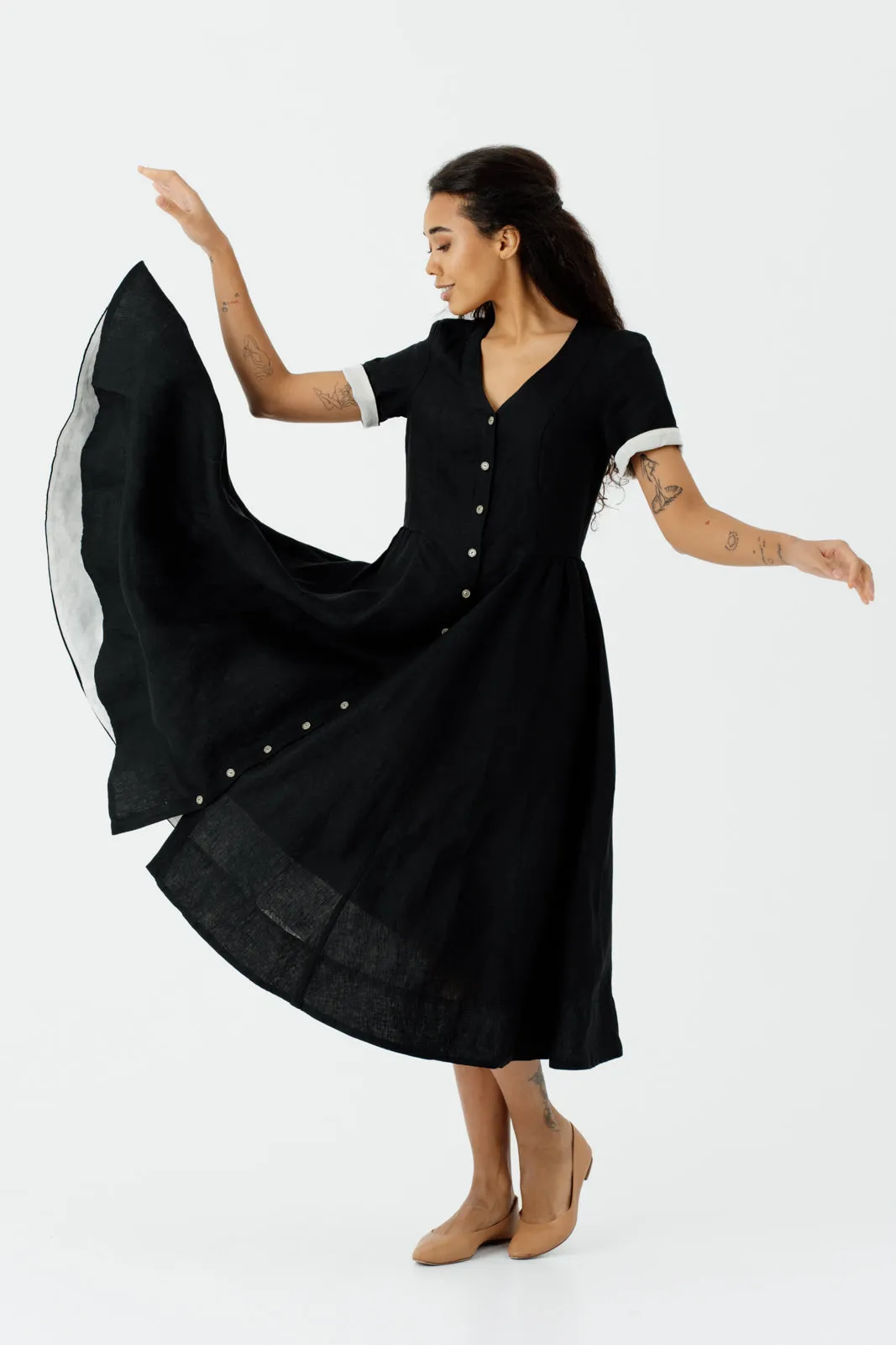 Agness Dress, Short Sleeve