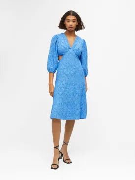 Angelle Midi Dress (Blue)