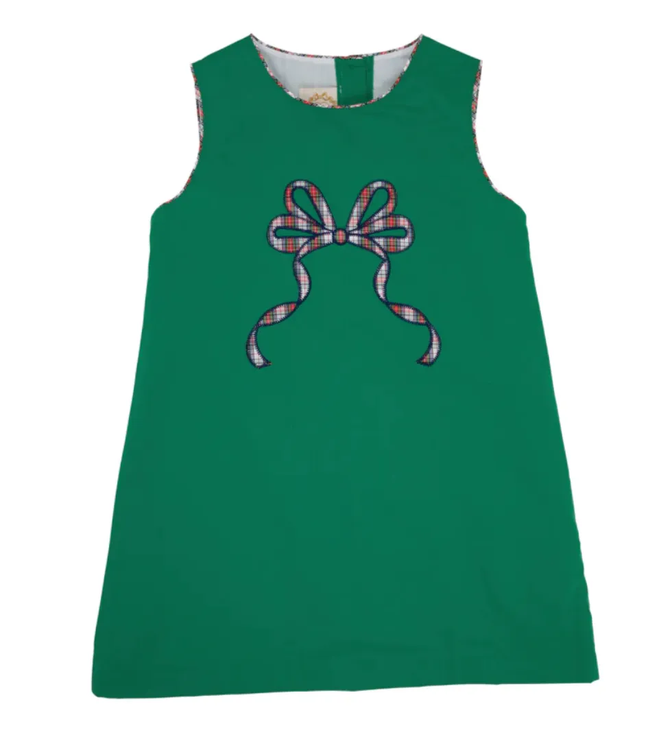 Annie Apron Dress - Bow