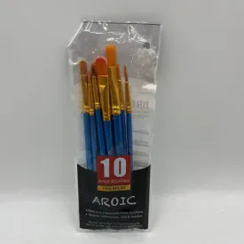 AROIC Premium Artist Brushes 10pk NEW