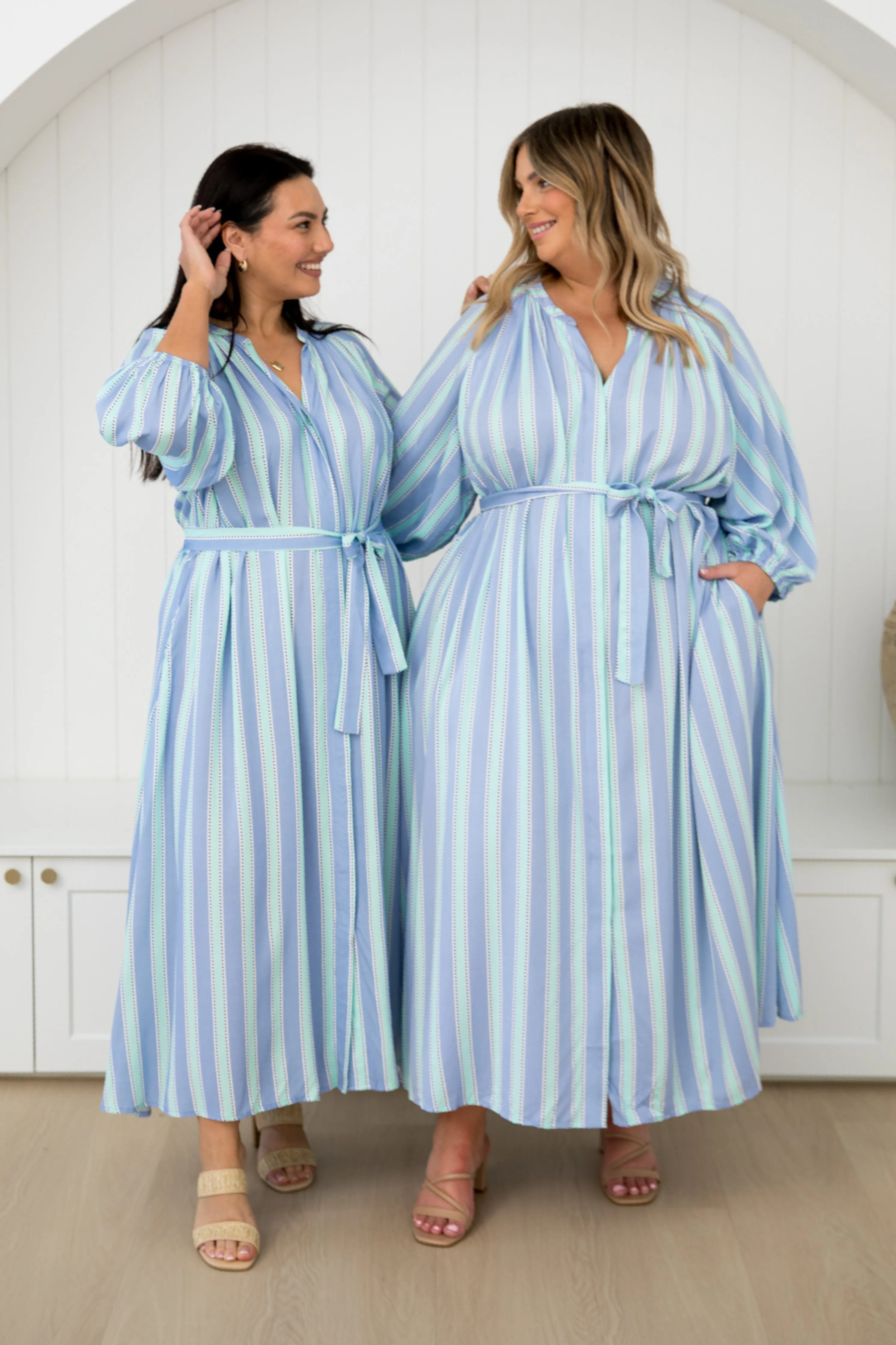 Athena Dress in Blue Eternity