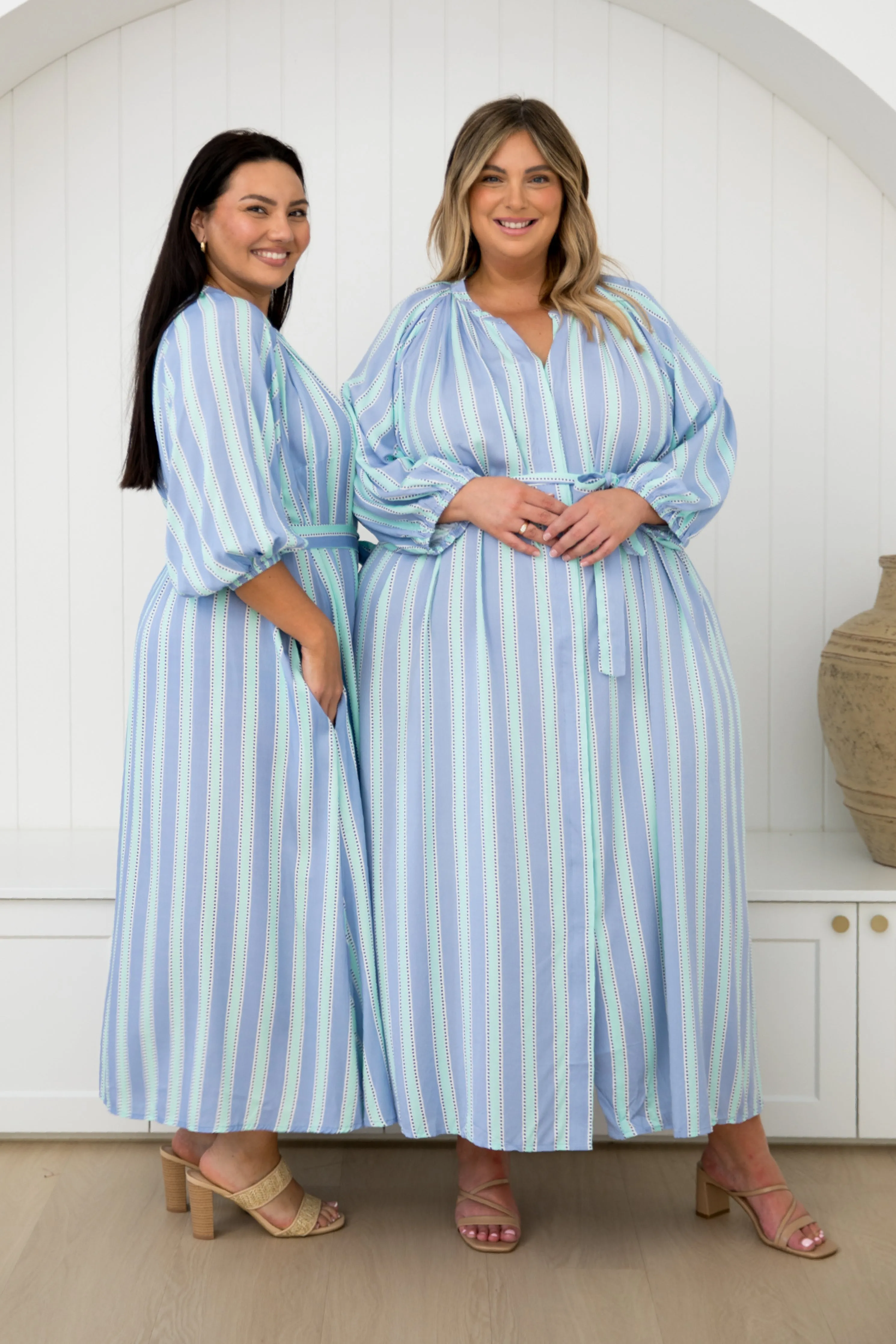 Athena Dress in Blue Eternity