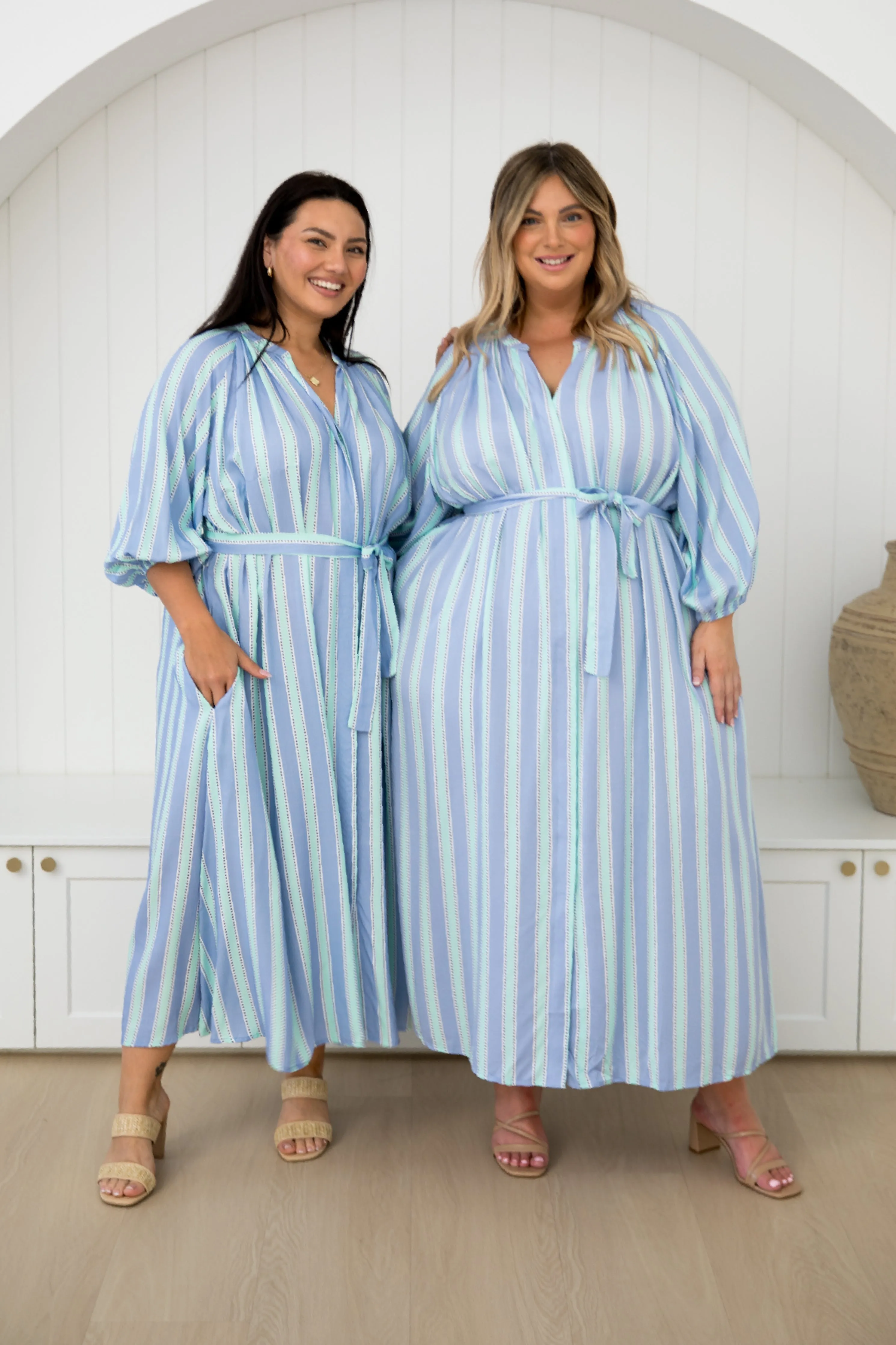 Athena Dress in Blue Eternity