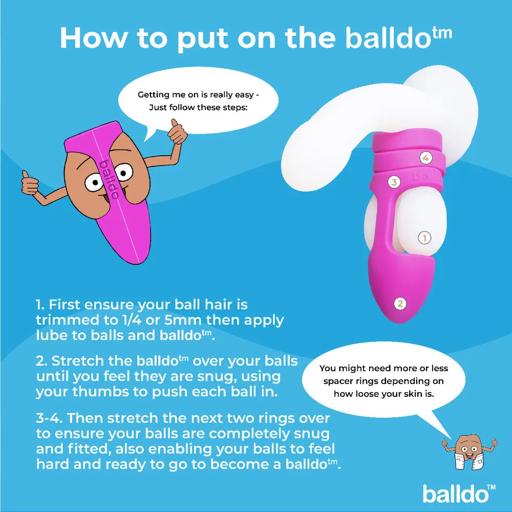 Balldo Single Spacer Ring Purple