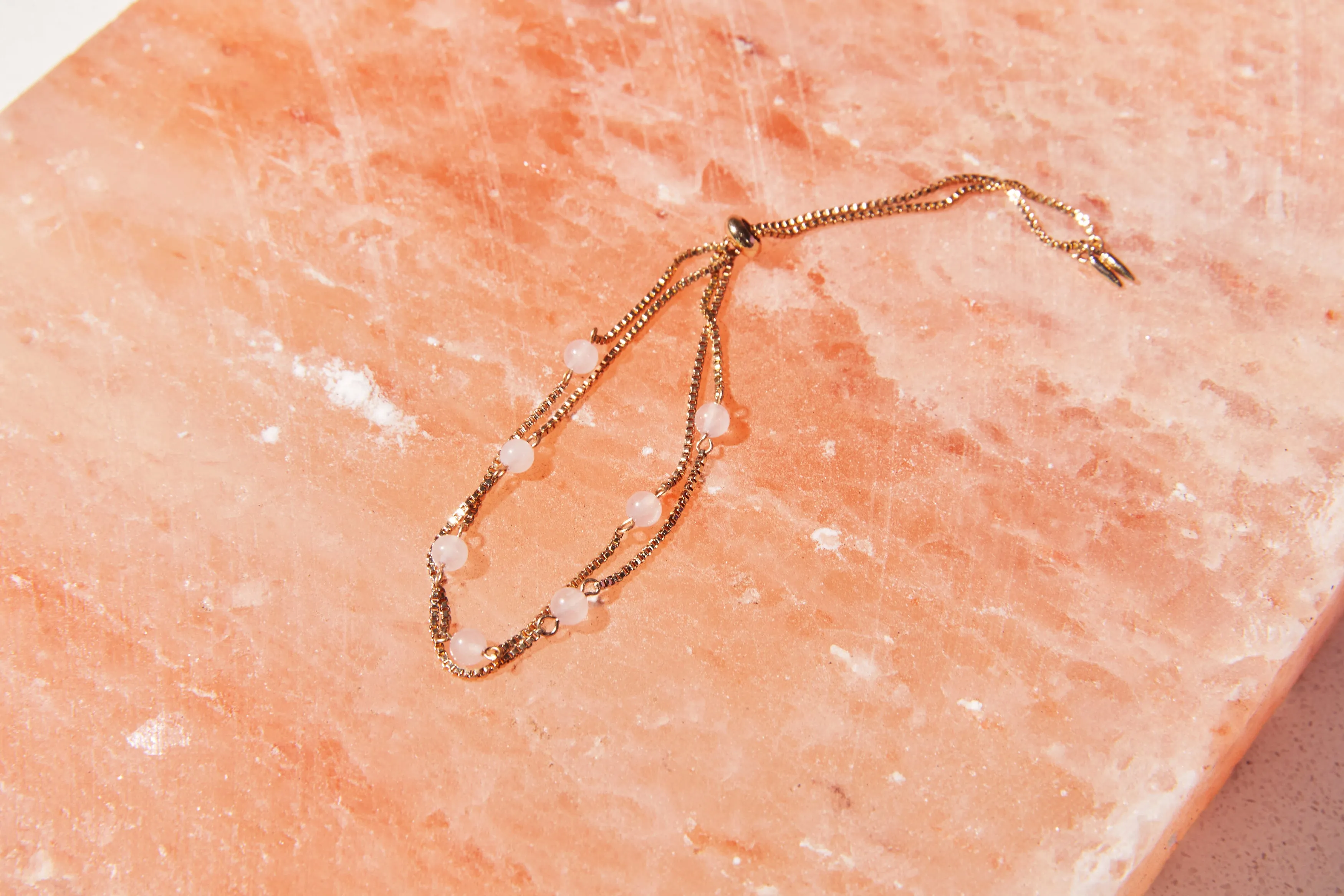 Charged Wellness Rose Quartz Bracelet