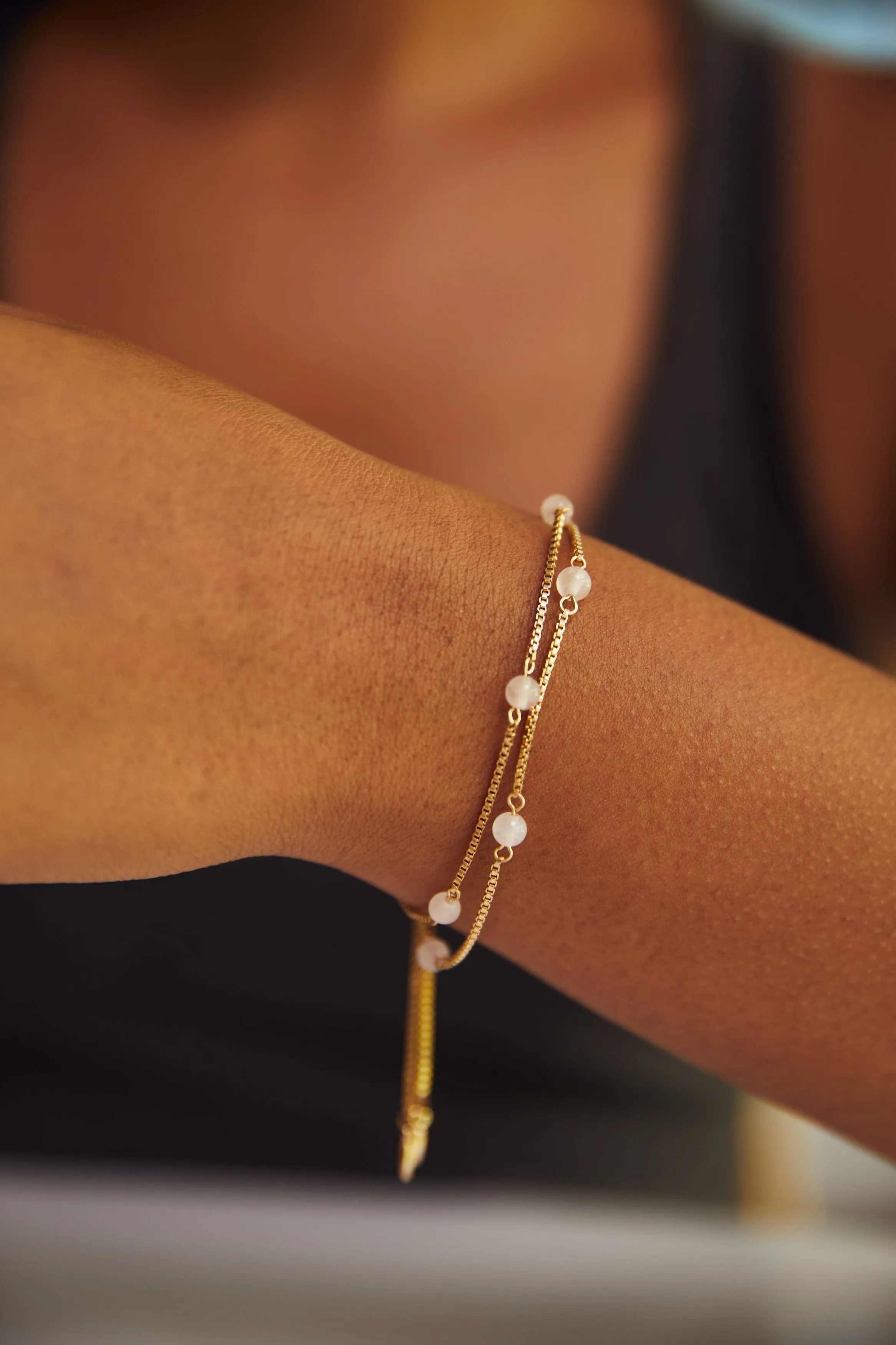 Charged Wellness Rose Quartz Bracelet