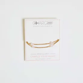 Charged Wellness Rose Quartz Bracelet