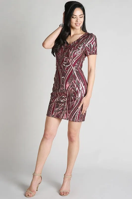 Christina Sequin Midi-FINAL SALE-NOT ELIGIBLE FOR EXCHANGE OR REFUND