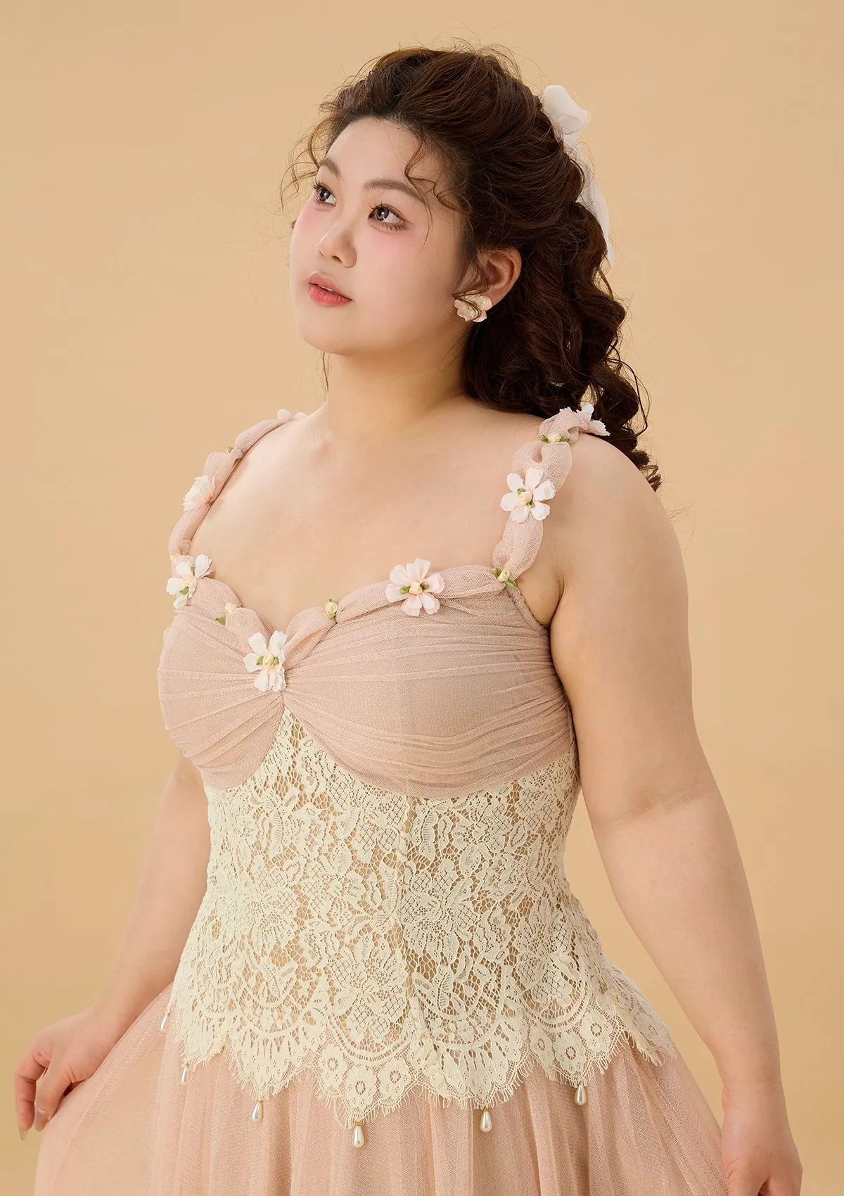 Curve & Plus Daisy Wind Chine Dress