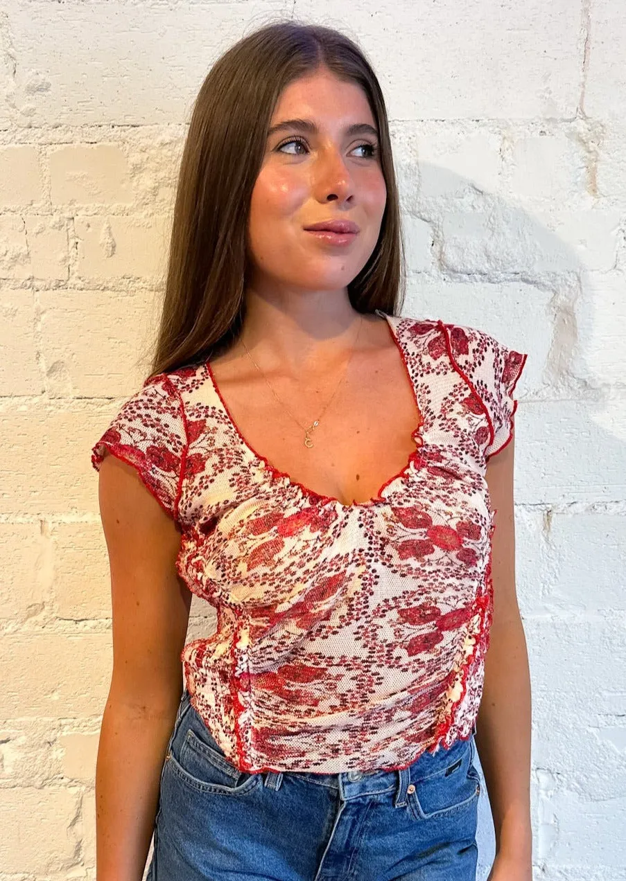 Free People Oh My Baby Tee