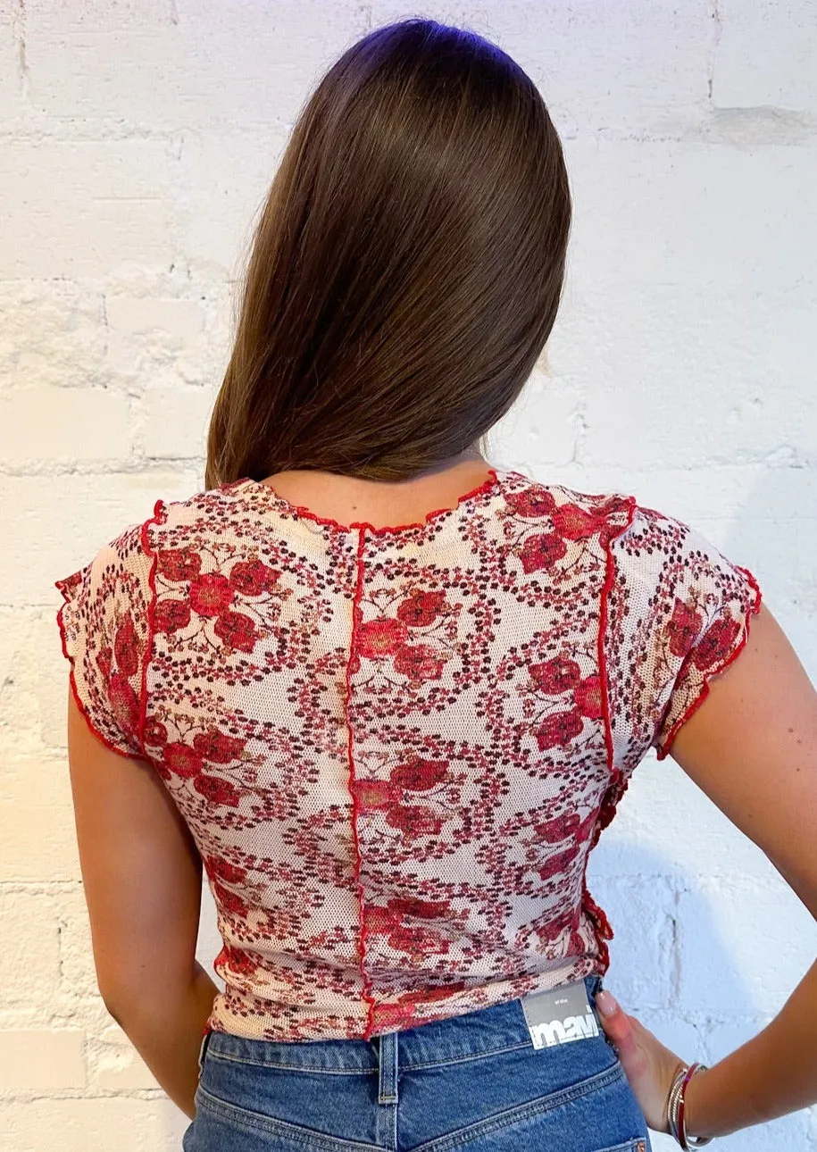 Free People Oh My Baby Tee