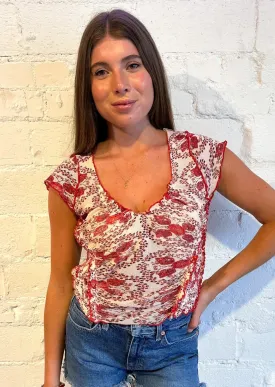 Free People Oh My Baby Tee