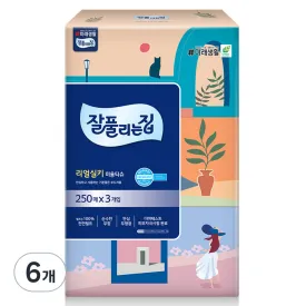 Jalpulrinhij Real Silky Beauty Tissue 2-Ply, 250 Sheets, Pack of 6 - 🏆 #15 - Household Items - Best of December