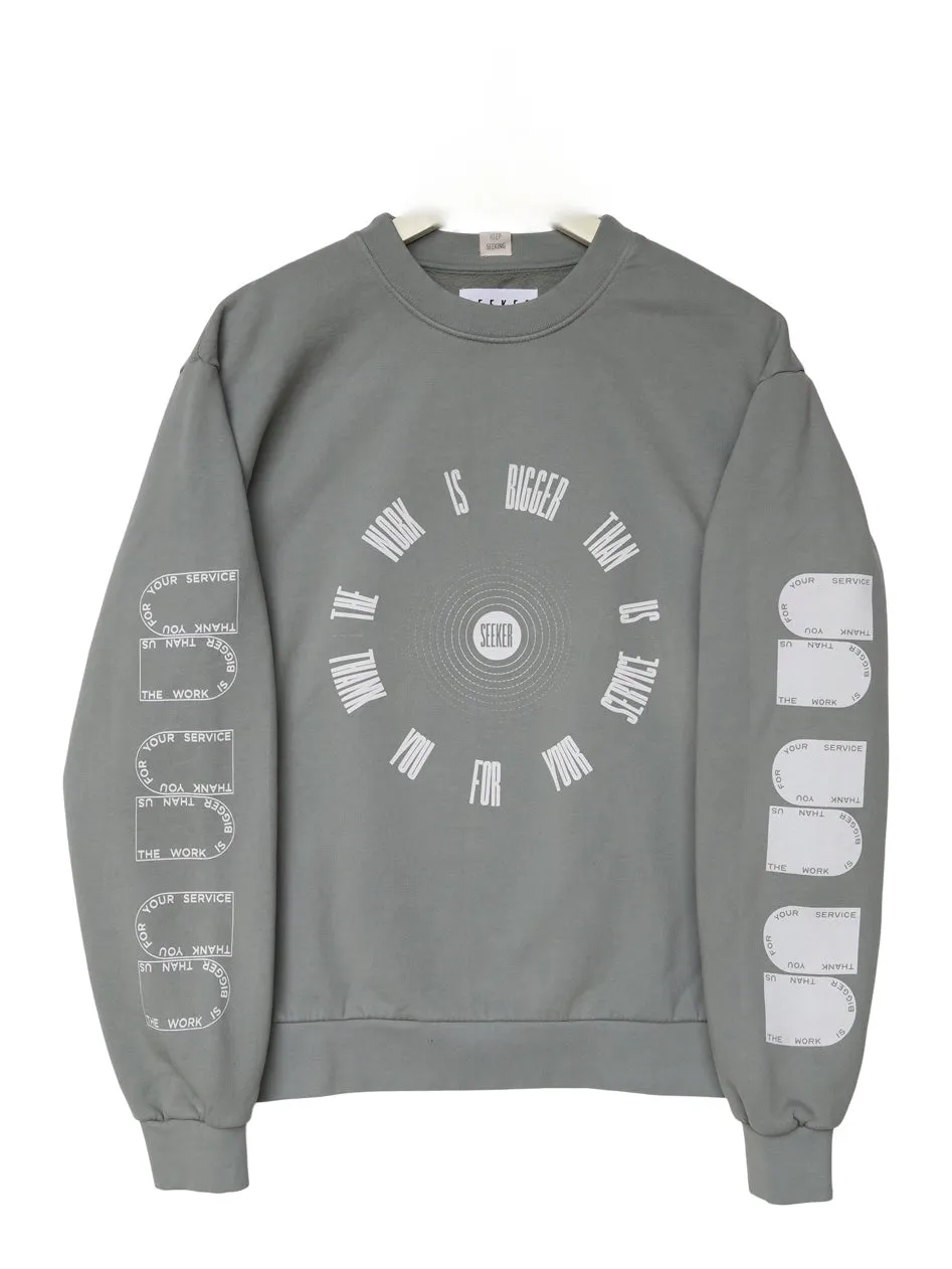 LIMITED EDITION  - Service Crew Sweatshirt from S E E K E R