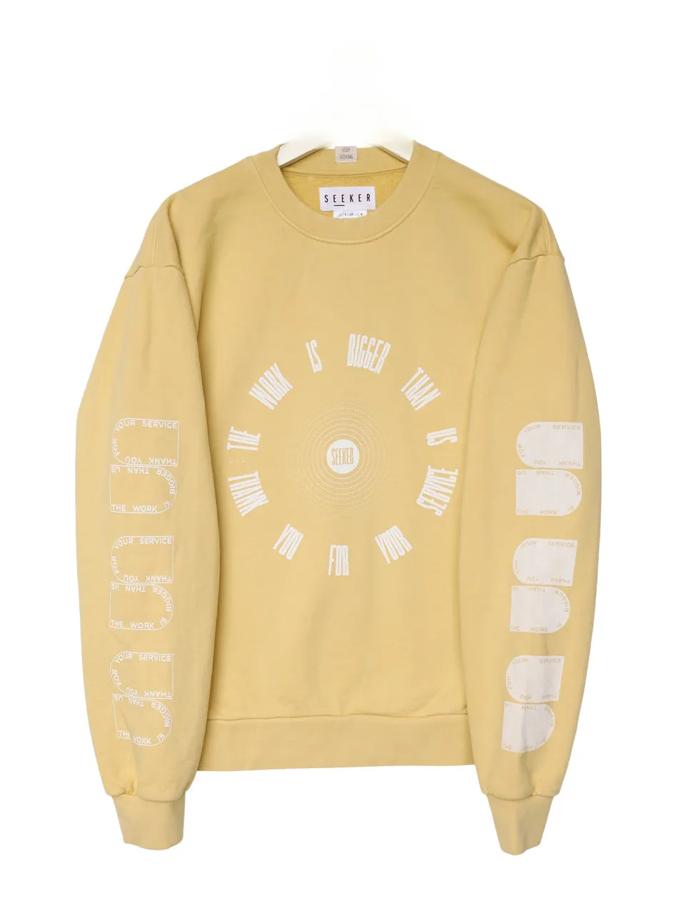 LIMITED EDITION  - Service Crew Sweatshirt from S E E K E R