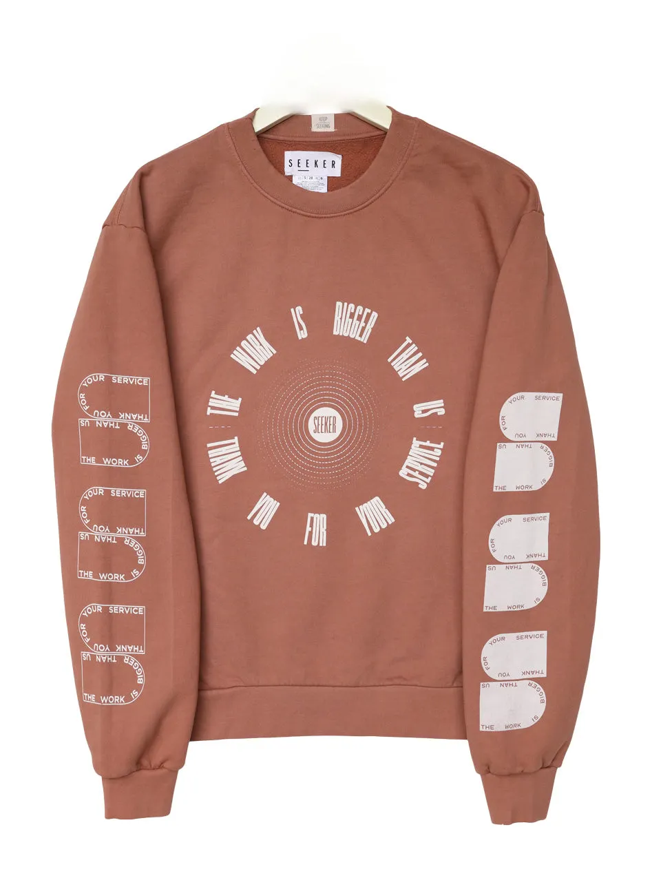 LIMITED EDITION  - Service Crew Sweatshirt from S E E K E R