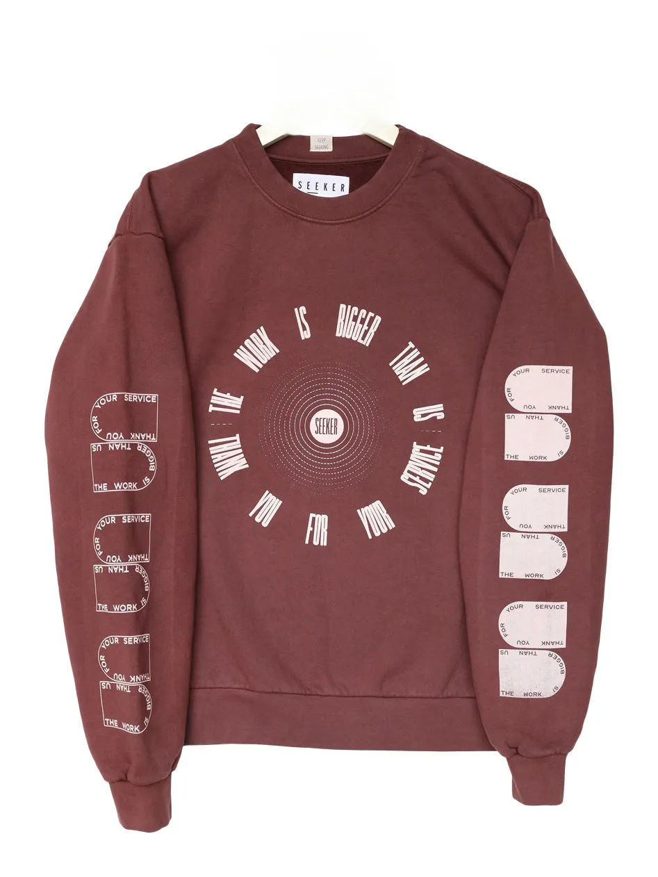 LIMITED EDITION  - Service Crew Sweatshirt from S E E K E R