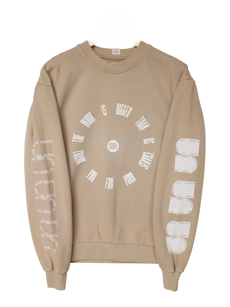 LIMITED EDITION  - Service Crew Sweatshirt from S E E K E R