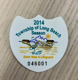 Long Beach Township 2014 Seasonal Beach Tag