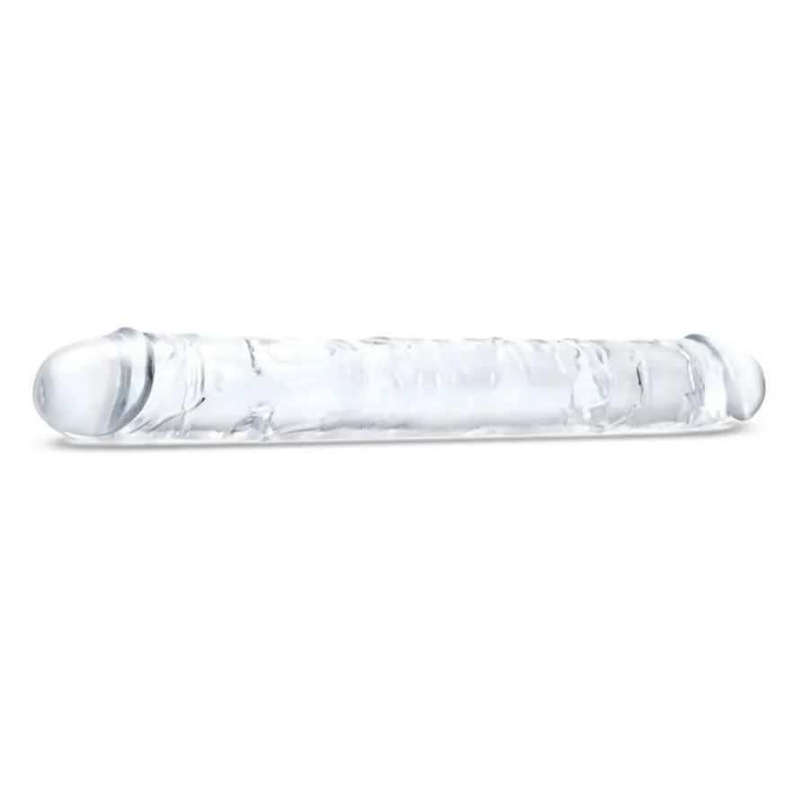 Me You Us Ultra Cock 15 Inch Jelly Double-Ended Dildo Clear