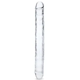 Me You Us Ultra Cock 15 Inch Jelly Double-Ended Dildo Clear