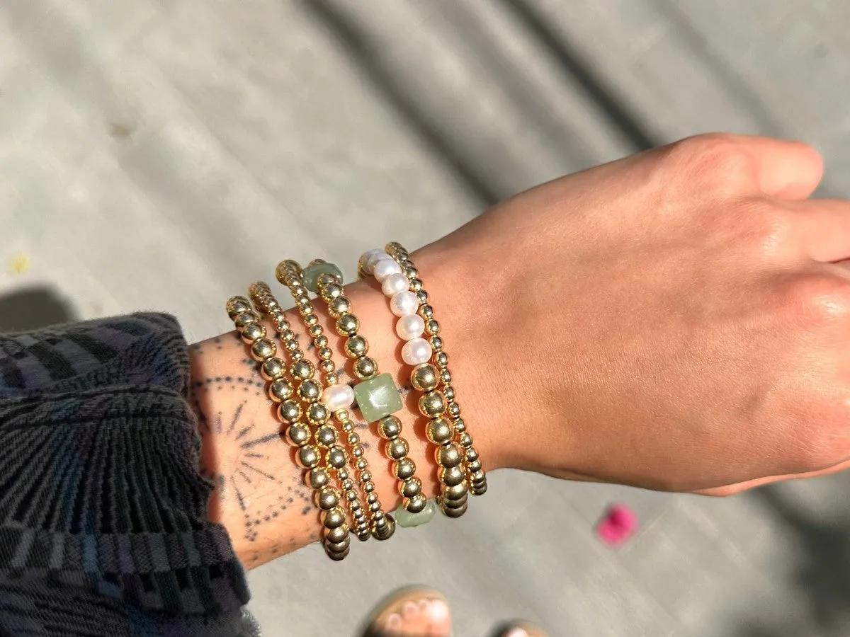 Olivia Pearl Bead Bracelet