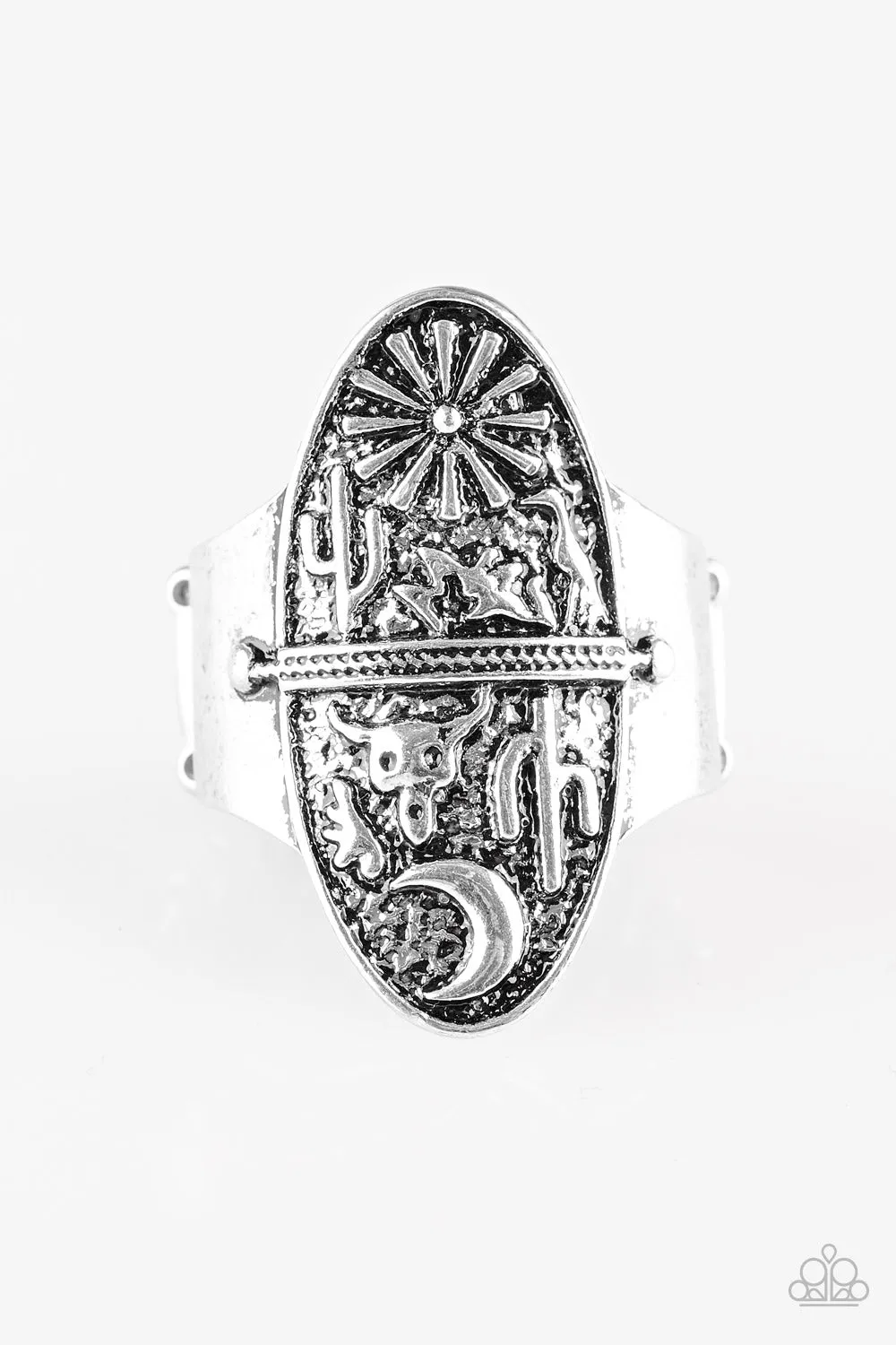 Open Door Jewelry - Desert Paradise - Silver Ring - Paparazzi Accessories