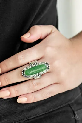Open Door Jewelry - Desert Tranquility - Green Ring - Paparazzi Accessories