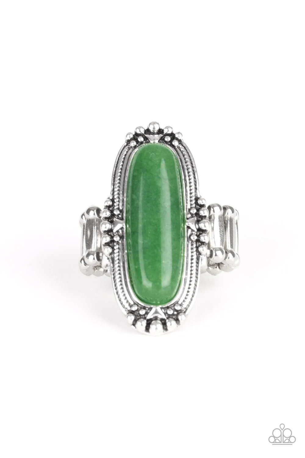 Open Door Jewelry - Desert Tranquility - Green Ring - Paparazzi Accessories