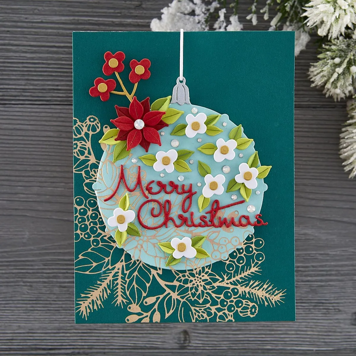 Outlined Christmas Sentiments - Small Die of the Month