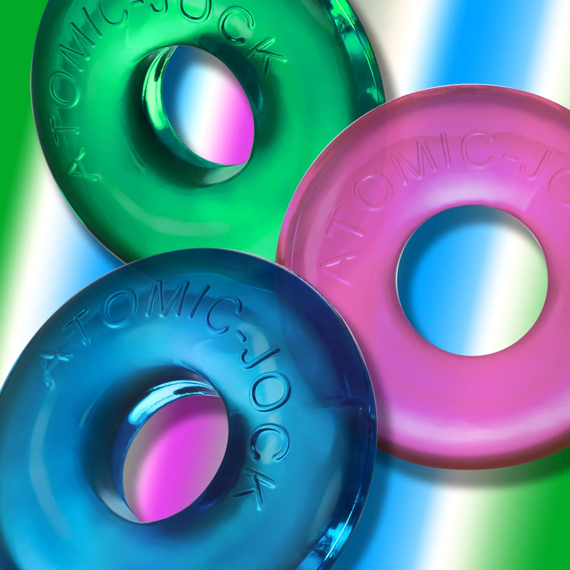 Oxballs Ringer Max Cock Ring Set Coloured 3 Pieces