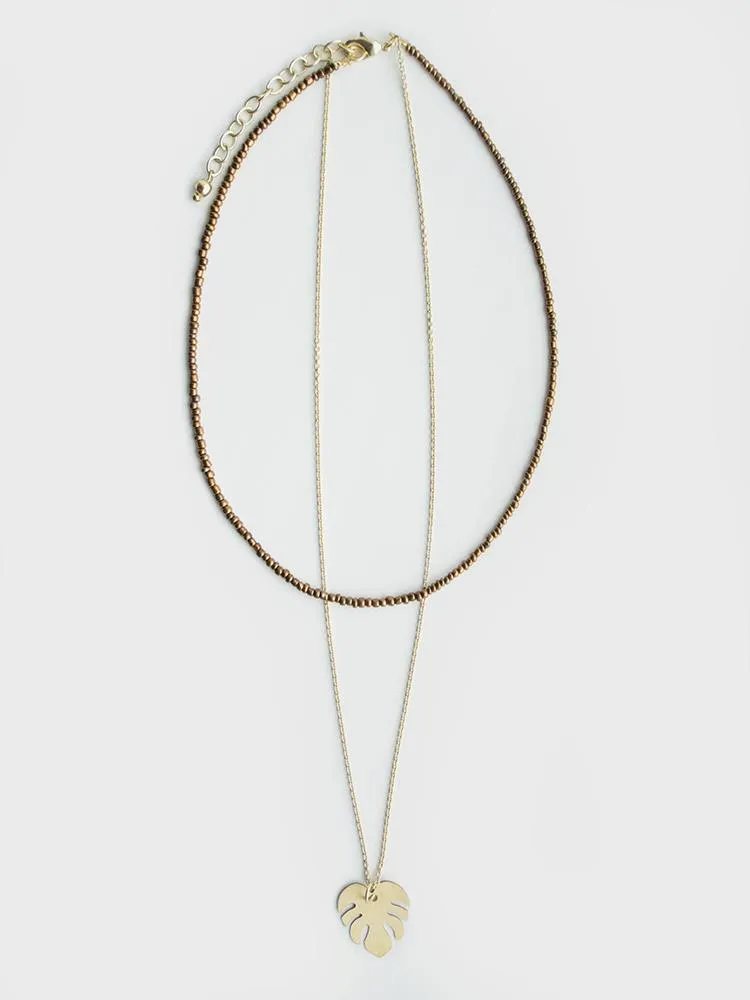 Philo Necklace - Cocoa