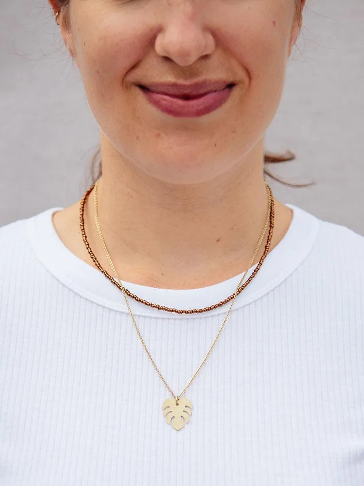 Philo Necklace - Cocoa