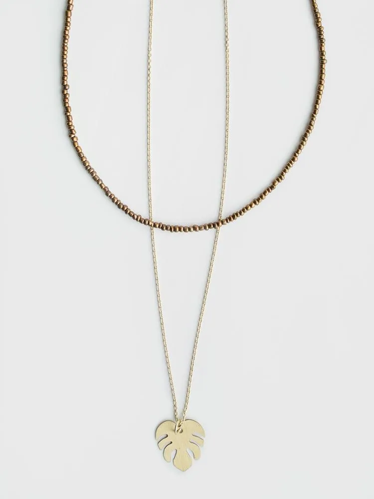 Philo Necklace - Cocoa