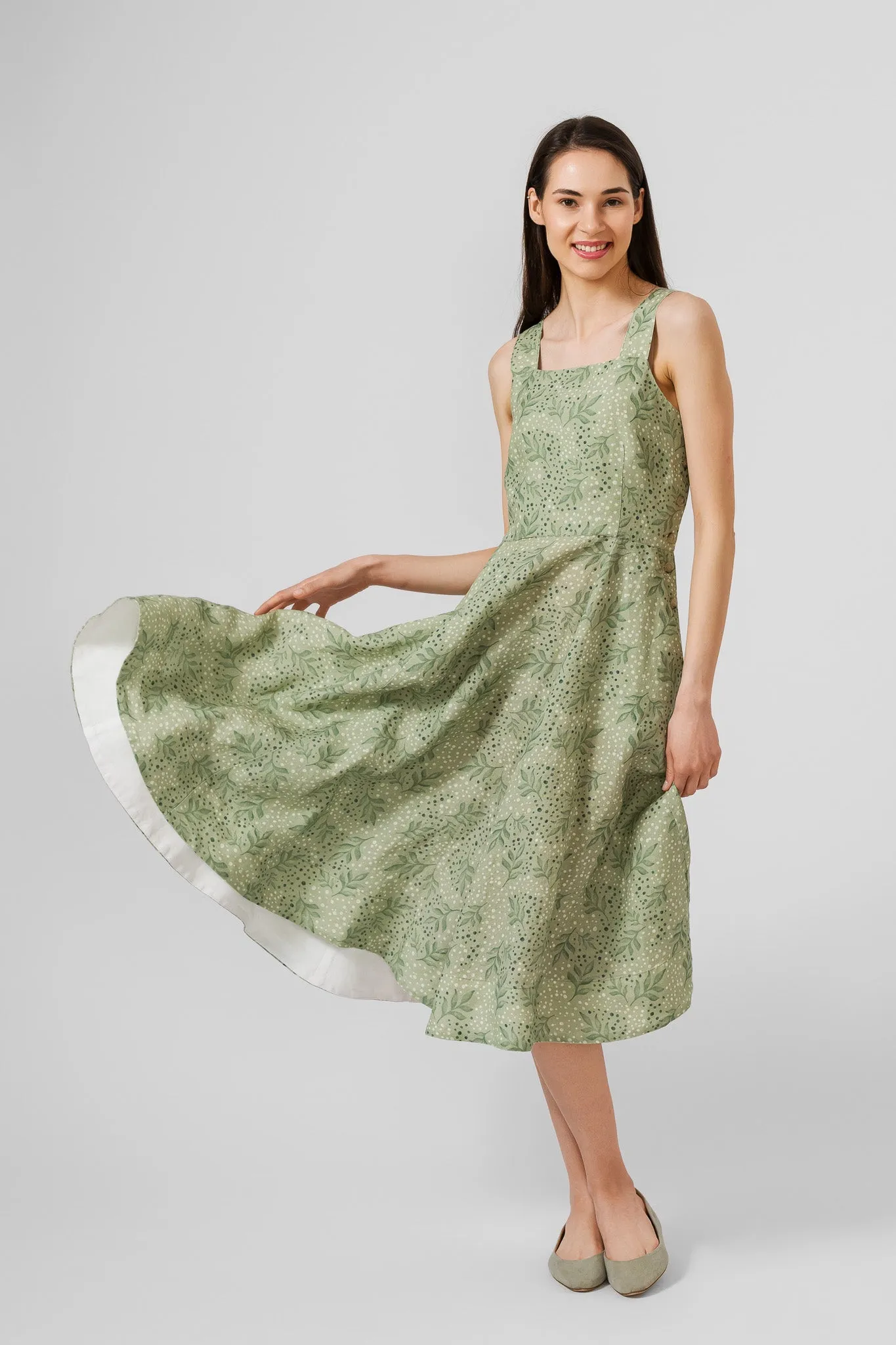 Pinafore Dress, Sleeveless