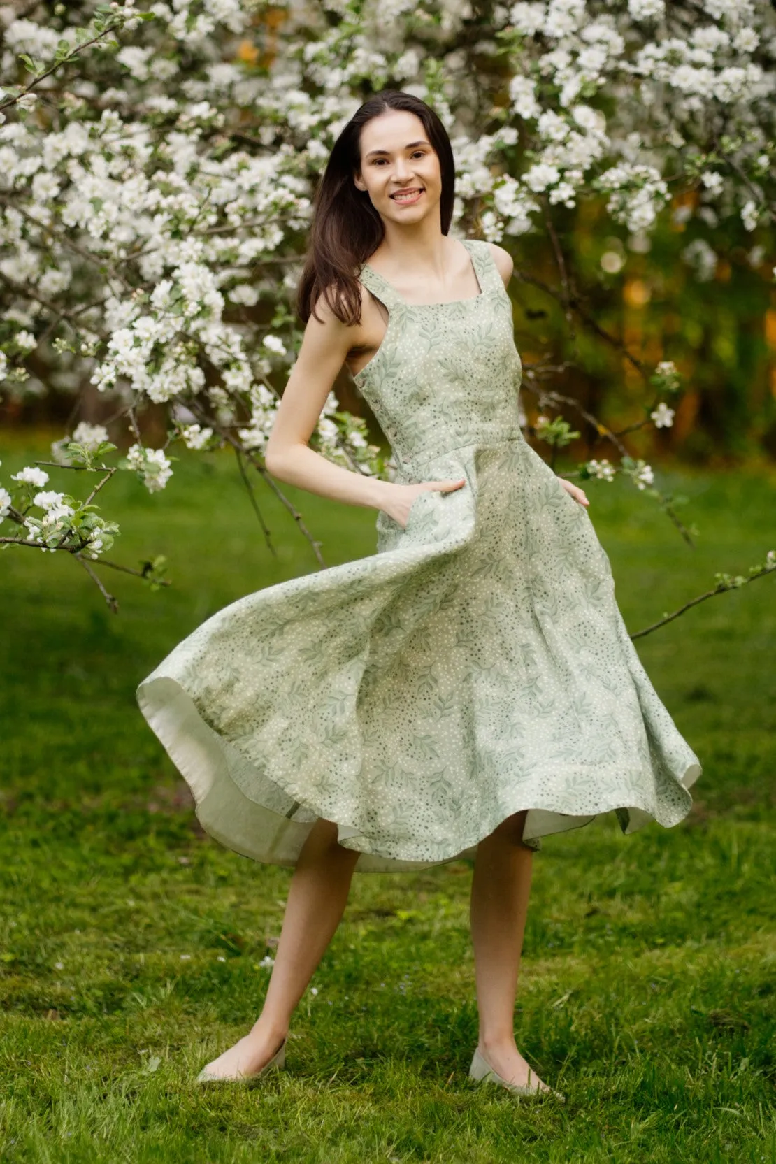 Pinafore Dress, Sleeveless