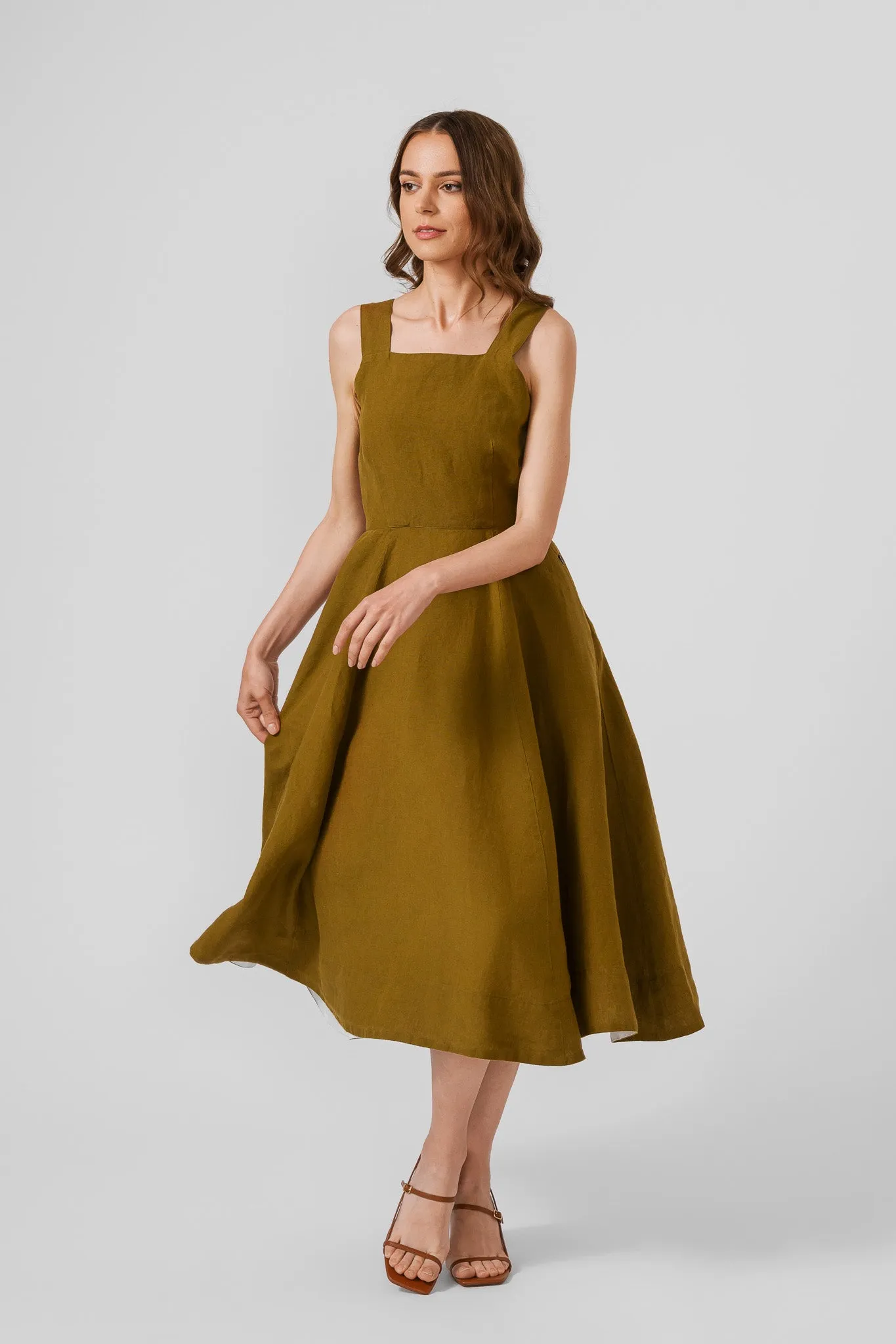 Pinafore Dress, Sleeveless