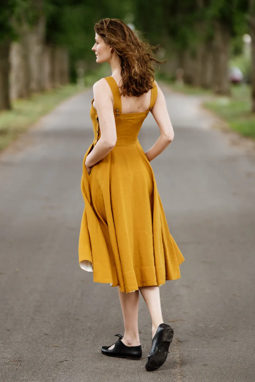 Pinafore Dress, Sleeveless