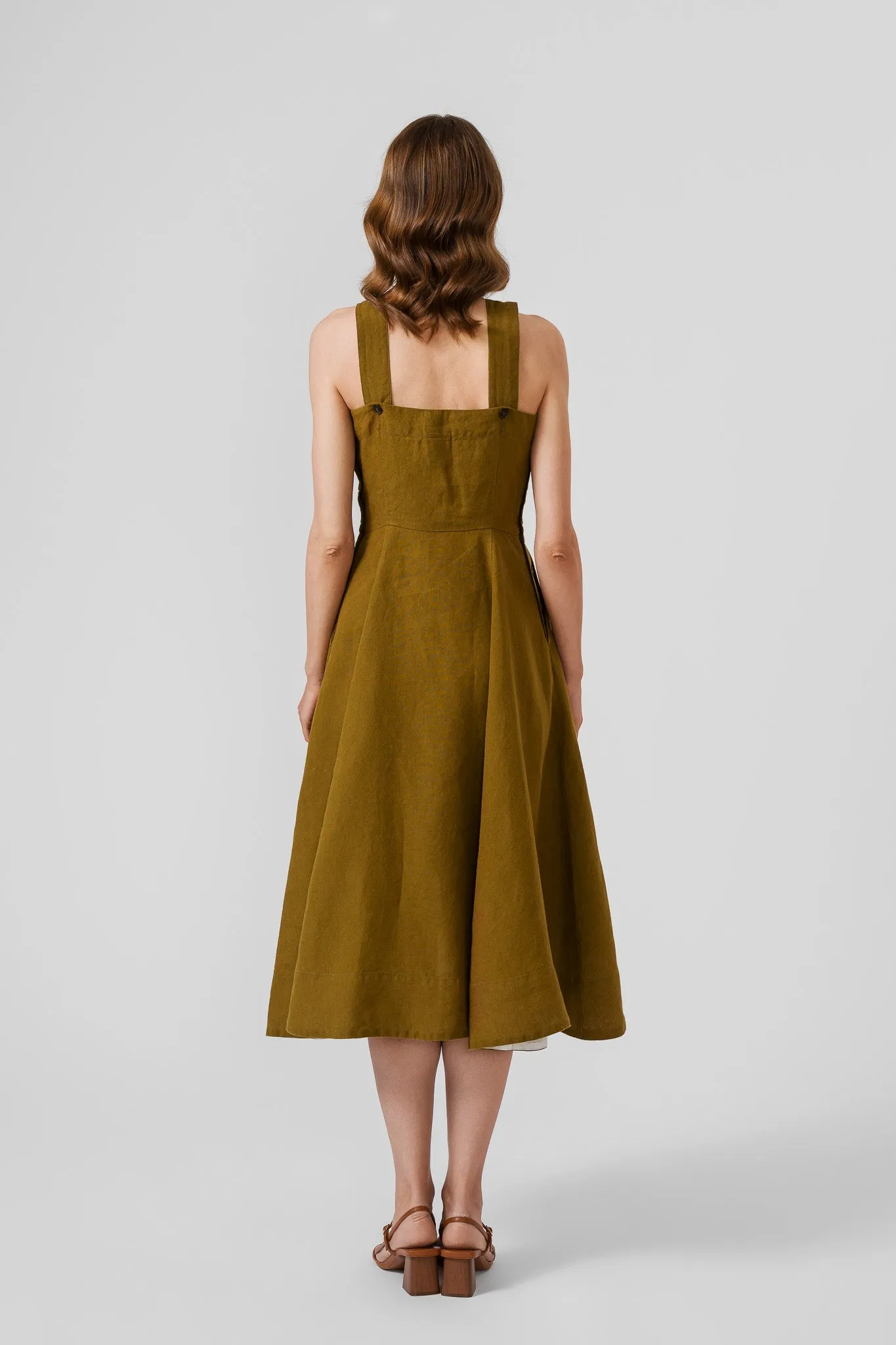 Pinafore Dress, Sleeveless