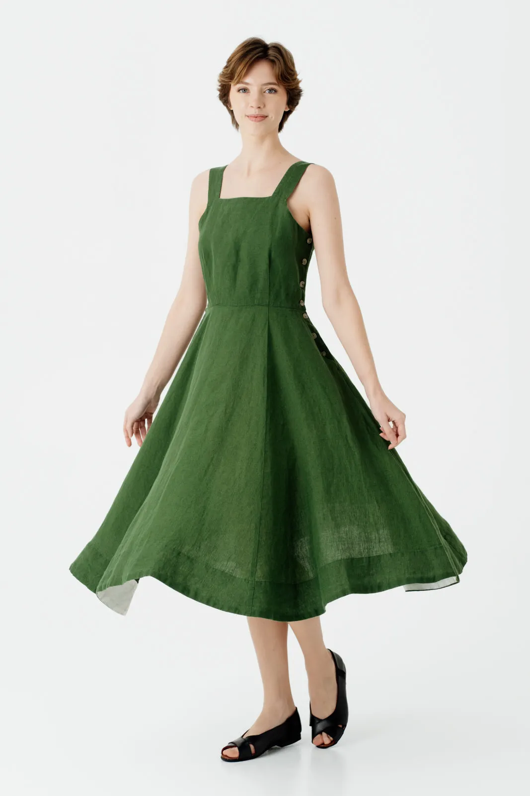 Pinafore Dress, Sleeveless