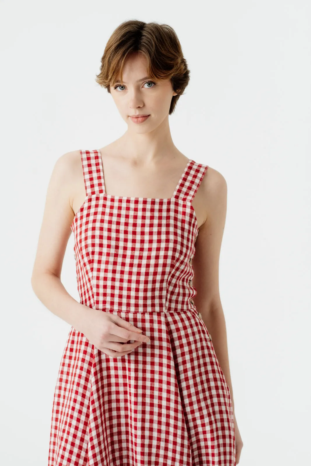 Pinafore Dress, Sleeveless