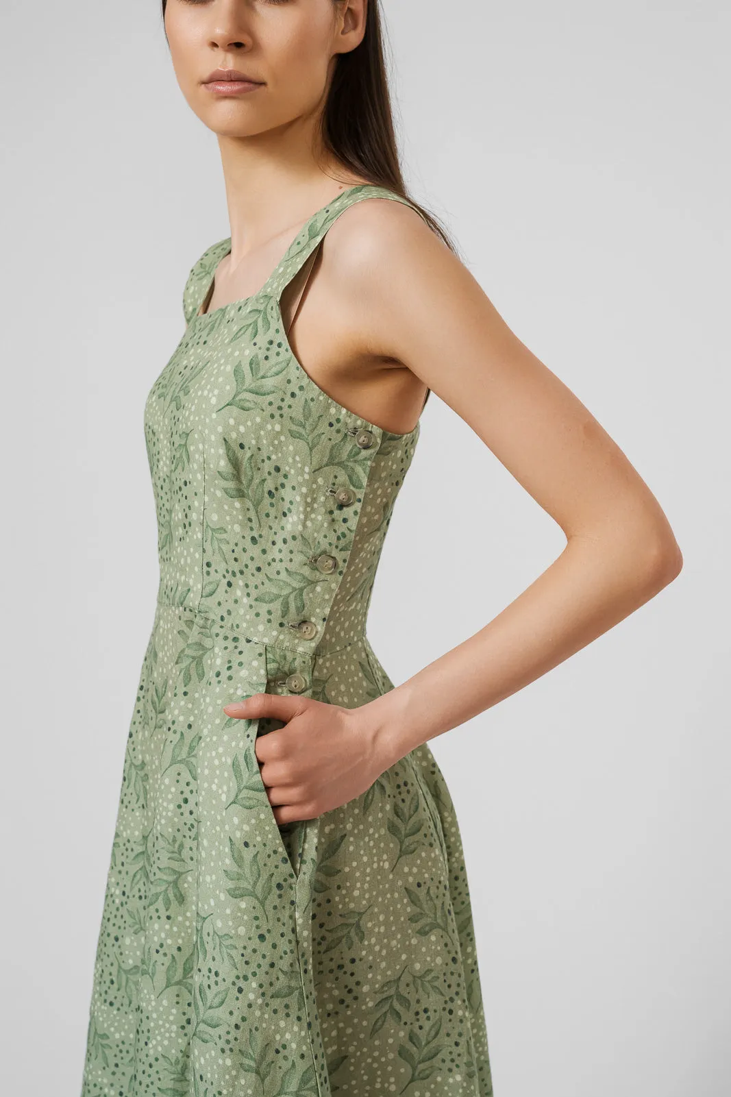 Pinafore Dress, Sleeveless